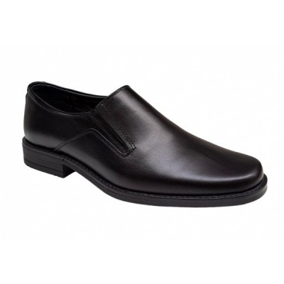 Pantofi barbati, eleganti, piele naturala, Negru, GKR05N foto