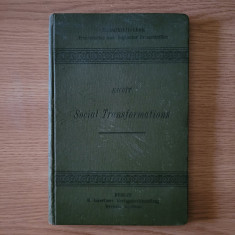 Escott - Social transformations of the Victorian age (1900, editie cartonata)