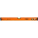 Nivela din aluminiu 60 cm cu 2 bule si suprafata slefuita NEO