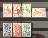 Lot 7 timbre Togo 1947&ndash;1955 &ndash; Faună africană și scene tradiționale -A85