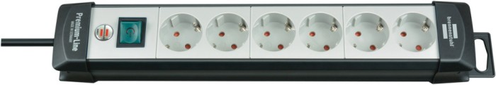 Prelungitor Brennenstuhl Premium-Line 6 prize, Intrerupator, 3m