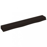 Cumpara ieftin Raft de perete maro inchis 80x10x6 cm lemn masiv stejar tratat