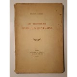 Francis Jammes - Le troisieme livre des quatrains (1924)