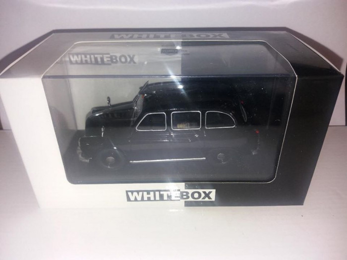 Macheta Austin FX4 London taxi - WHITE BOX scara 1:43