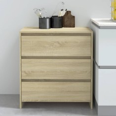 Gossi servanta, stejar sonoma, 70x41x75 cm, lemn prelucrat