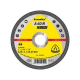 Disc debitare aluminiu, Klingspor A 60 N Supra, 125 x 22.23 x 1 mm