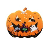 Set de 6 naproane pentru Halloween Pwsap, PVC, portocaliu, 29,6 x 35,5 cm