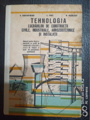 Tehnologia lucrarilor de constructii civile,industriale,agrozootehnice si instal foto