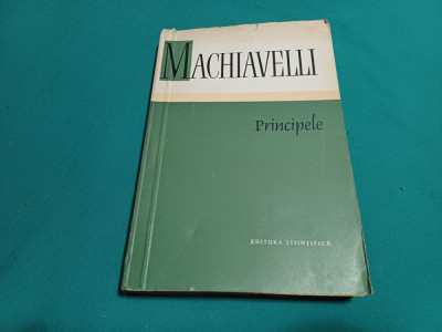 MACHIAVELLI *PRINCIPELE /1960 * foto