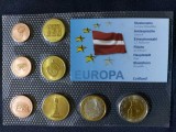 Set Euro - Probe - Letonia 2006 , 8 monede, Europa
