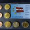 Set Euro - Probe - Letonia 2006 , 8 monede