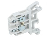 Conector &Icirc;mbinare Șine 0,5-2,5mm&sup2; 2 Borne Gri 690V