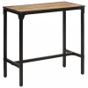 Gossi masa de bar, 110x55x107 cm, lemn masiv de mango nefinisat