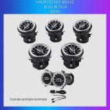 Lumini ambientale Mercedes W247-02+08 2019-2025 dedicat ventilatoare iluminate control telefon sau sistem original CarStore Technology