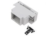 Carcasă pentru șină DIN, 90x36x58mm, gri deschis
