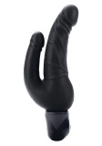 Vibrator Negru Dublu Bendie Stud Over &amp; Under