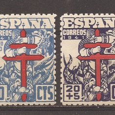 Spania 1941 - Lupta împotriva tuberculozei, serie completa, MNH(vezi descrierea)