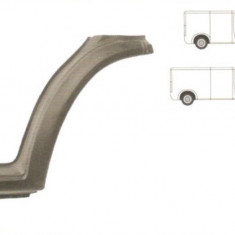 Segment reparatie aripa fata exterior Ford Transit 1991-2000, Partea Dreapta, Fata, in partea din spate a aripii, cu parte din prag, prag din metal