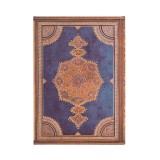 Agenda 2025 - Safavid Indigo - Safavid Binding Art - Midi, Verso, Hardcover, Wrap | Paperblanks