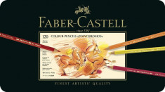 Creioane Colorate Faber-Castell Polychromos, 120 Culori foto