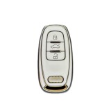 Husa de protectie Premium pentru cheie AUDI, compatibila cu A4, A6, A5, A7, A8, Q5, Q7, S4, S5, S6, S8, RS5, RS6, RS7, Allroad, 3 Butoane Smart Remote