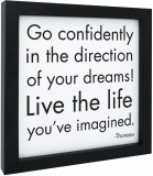 Fotografie inramata - Go confidently | Quotable Cards