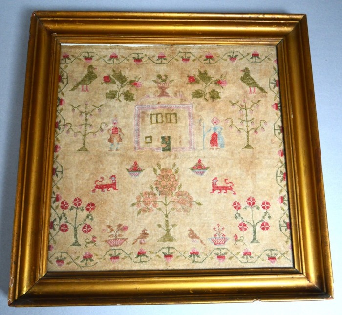 Sampler englezesc cca 1800