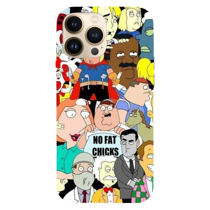 Husa compatibila cu Apple iPhone 12 Pro Max model Family Guy characters, Silicon, TPU, Viceversa