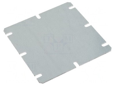 Placă de montare oţel zincat 98x98x1.5mm foto