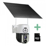 Cumpara ieftin Camera Supraveghere cu Panou Solar si Cartela SIM, 3MP, 3G/4G + Card Micro SD