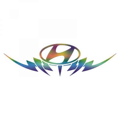 Sticker Hyundai Lance , Autocolant Auto Tuning din Folie Oracal Smart Vinyl foto