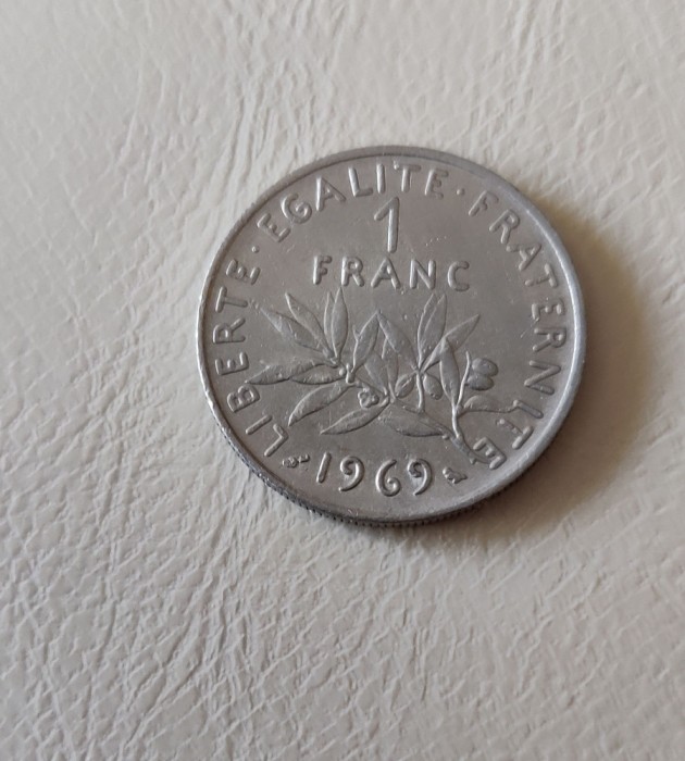 Franța - 1 franc (1969) monedă s347