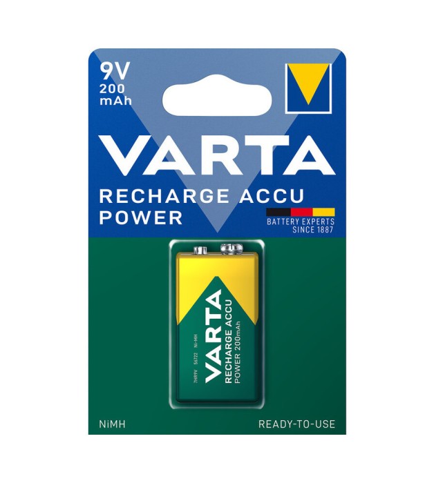Varta 9V E-Block 200mAh Baterie reincarcabila-Conținutul pachetului 1x Blister