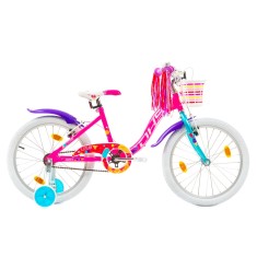 Bicicleta Copii DHS Icecream - 20 Inch, Roz Ultimate FactoryBikes