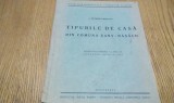 TIPURILE DE CASA DIN COMUNA SANT-NASAUD - I. Petrescu-Burloiu - Editura Fundatia Regala &quot;Principele Carol&quot;, 1938, 86 p.