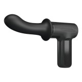 Aparat de masaj PRETTY LOVE DJ Doctor Massage Gun, pentru corp și zone intime, 5 funcții de penetrare automată, negru
