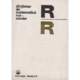 Dictionar de matematica rus-roman