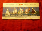 Bloc Guernsey 1991 - 100 Ani Club Yahting Guernsey, Nestampilat