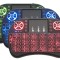 Tastatura bluetooth cu touchpad iluminata 3 culori Smart TV Android Windows