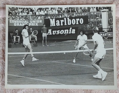 Fotografie originala Ion Tiriac si Ilie Nastase foto