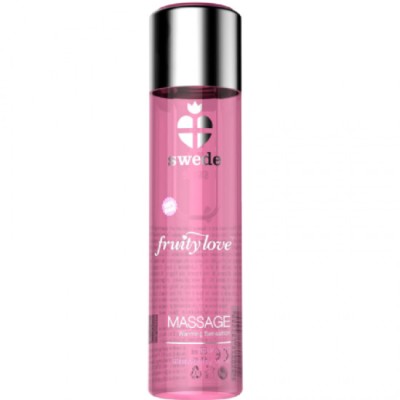 SWEDE - FRUITY LOVE WARMING EFFECT MASSAGE OIL SPARKLING STRAWBERRY WINE 120 ML foto