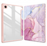 Husa Tech-Protect Smartcase Hybrid pentru Samsung Galaxy Tab A8 10,5 X200/X205 Marble