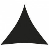 Parasolar, negru, 3x3x3 m, tesatura oxford, triunghiular GartenMobel Dekor, vidaXL