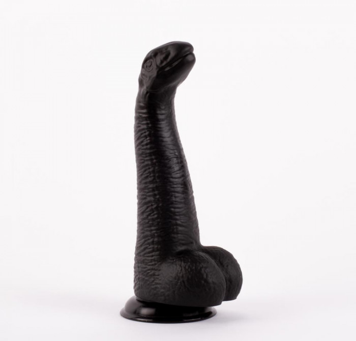 Dildo Fantasy XXL Davids, Negru, 28 cm