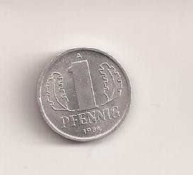 Moneda Germania - 1 Pfennig 1984 A