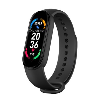 Bratara Fitness Smart MRG MM6, Compatibil Android si iOS, Bluetooth, Negru C1137 foto