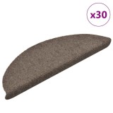 Cumpara ieftin Covorase autoadezive pentru scari, 30 buc., 56x17x3 cm, bej, semirotunde