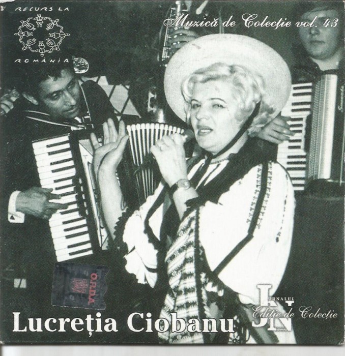 (B) CD Lucretia Ciobanu- Jurnalul National vol .43