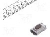 Microintrerupator 6.1x3.7x2.5mm, (ON)-OFF, SPST, ALPS - SKQYAAE010