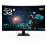 Monitor LED GIGABYTE Gaming GS32QCA Curbat 31.5 inch QHD VA 1 ms 180 Hz HDR FreeSync